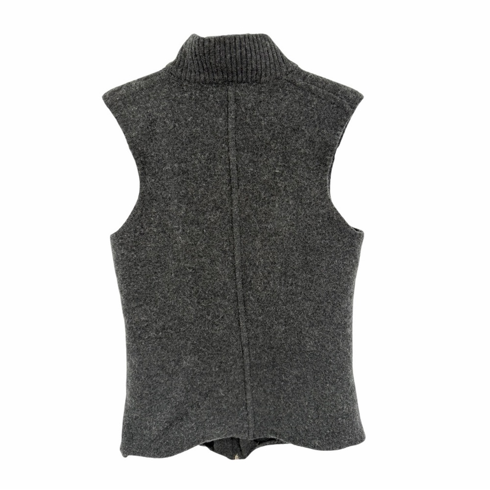 Smartwool 100% Merino Wool Gray Full Zip Vest Womens Medium (runs small) - Picture 2 of 7